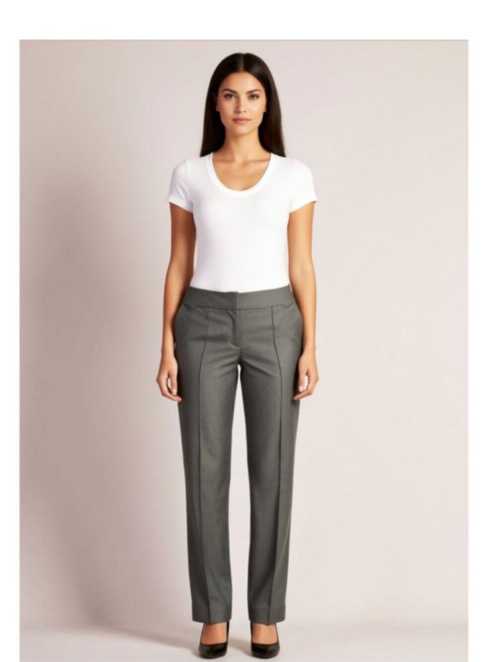 APT 9 Grey Pull-On Women’s Pants Size XLL (WPA91)